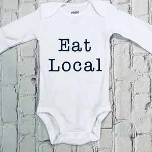 Eat Local Onesie